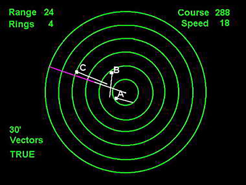 Radar Navigation. Test 24 Online Maritime Tests